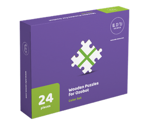 NOWE drewniane puzzle do Ozobota - Color Set