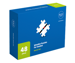 NOWE drewniane puzzle do Ozobota - Starter Set